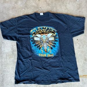 Eagles Tour 2018 Music Band Eagle Head Graphic Concert Black T-Shirt